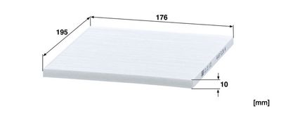 Cabinefilter past: NISSAN NV200, NV200 / EVALIA Electric 05.14-
