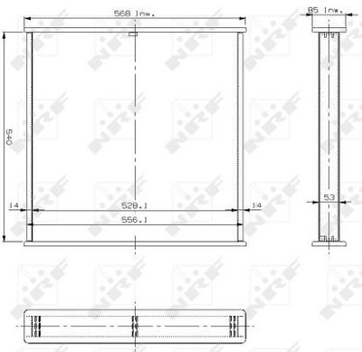 RETEA RADIATOR RACIRE MOTOR NRF 13011 4
