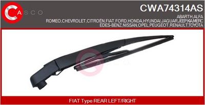 Rameno stěrače, čistění skel CASCO CWA74314AS