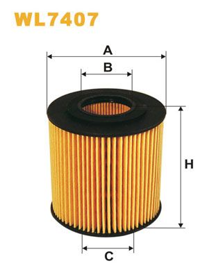 Oil Filter WIX FILTERS WL7407