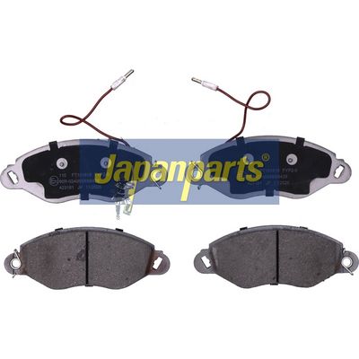 JAPANPARTS Stabdžių trinkelių rinkinys, diskinis stabdys