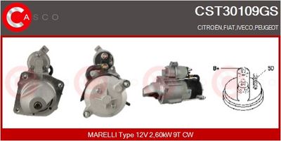 STARTER CASCO CST30109GS