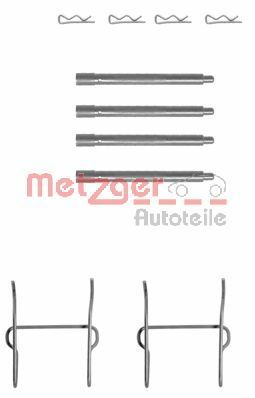 Комплектующие, колодки дискового тормоза METZGER 109-1149 для PEUGEOT 406