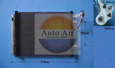 Condenser, air conditioning Auto Air Gloucester 16-9004