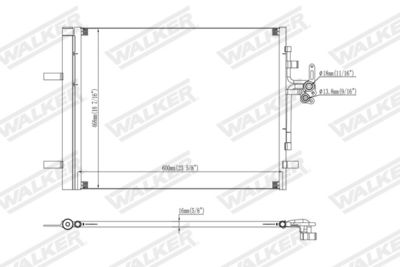 CONDENSATOR CLIMATIZARE WALKER WCD00324 6