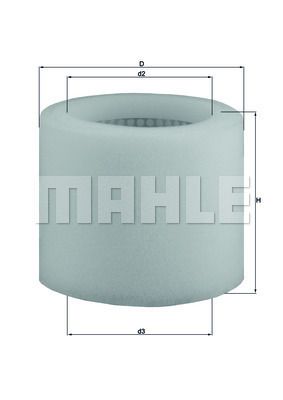 Воздушный фильтр MAHLE LX 123 для PEUGEOT 305
