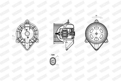 INNENRAUMGEBLäSE WALKER WBL01406 8