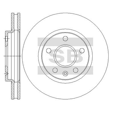 спирачен диск Hi-Q SD3079