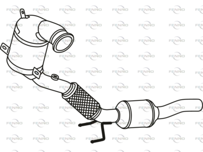 Katalizator FENNO 5QA254502NX