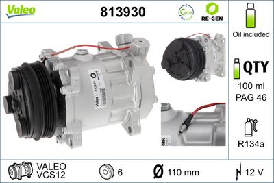 Kompresor, klimatyzacja VALEO 813930