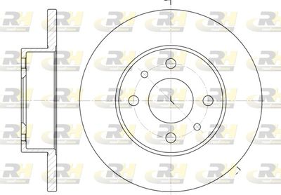 спирачен диск ROADHOUSE 6111.00