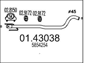 RACORD EVACUARE MTS 0143038