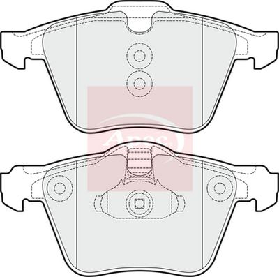 APEC Brake Pad Set, disc brake PAD1494