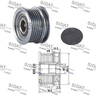 механизъм за свободен ход на генератор SIDAT 455016
