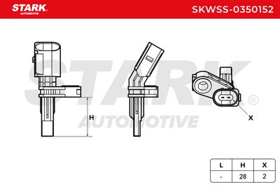 датчик, обороти на колелото STARK SKWSS-0350152