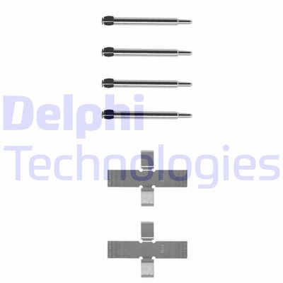 Комплектующие, колодки дискового тормоза DELPHI LX0003 для VOLVO 164
