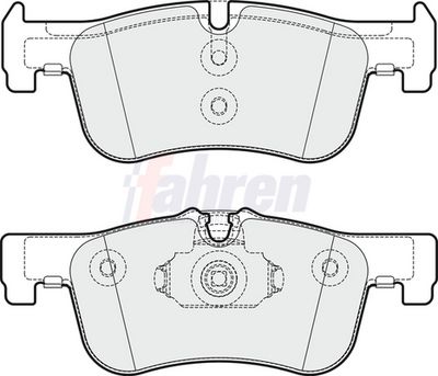 Fahren Brake Pad Set, disc brake FBP3291