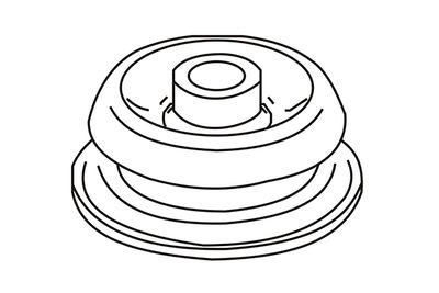 WXQP 180333 Опора амортизатора для VW LT 28-35 II Автобус (2DB, 2DE, 2DK)