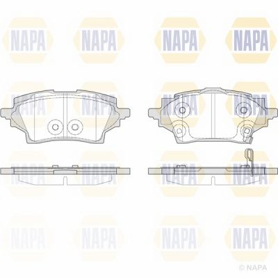 Brake Pad Set NAPA NBP1685