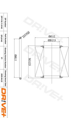 FILTRU ULEI DR!VE+ DP1110110143 4