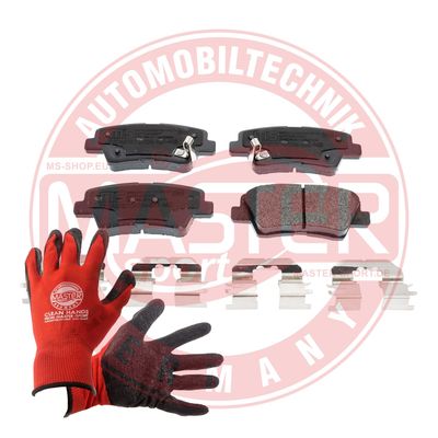 Zestaw klocków hamulcowych, hamulce tarczowe MASTER-SPORT GERMANY 13046057862N-SET-MSP