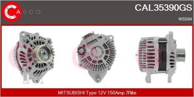 Генератор CASCO CAL35390GS для NISSAN NOTE