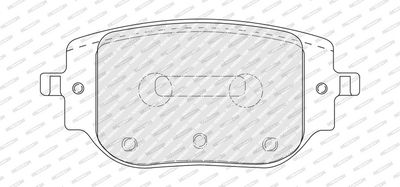 BREMSBELAGSATZ SCHEIBENBREMSE FERODO FDB5524 2