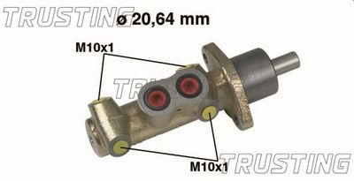 TRUSTING PF536 Ремкомплект тормозного цилиндра  для FIAT PUNTO (Фиат Пунто)