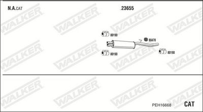 Изпускателна система WALKER PEH16668