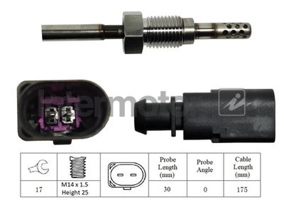 Sensor, exhaust gas temperature Intermotor 27268