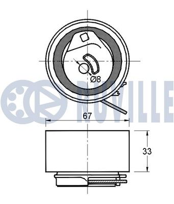 ROLA INTINZATOR CUREA DISTRIBUTIE RUVILLE 541396 1