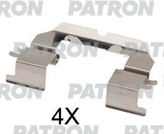 Комплектующие, колодки дискового тормоза PATRON PSRK1333 для KIA RIO