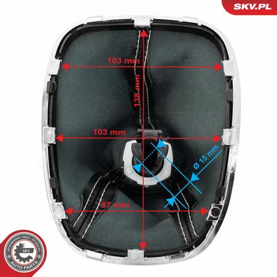 Hlavice řadicí páky ESEN SKV 63SKV550