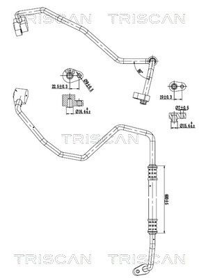 Hochdruck-/Niederdruckleitung, Klimaanlage