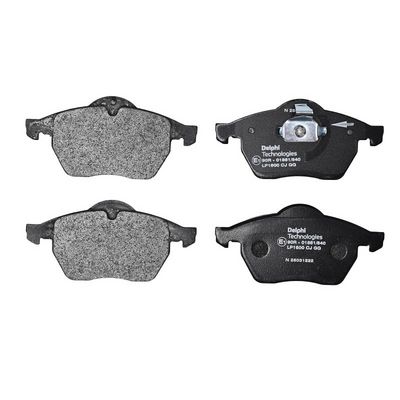 BREMSBELAGSATZ SCHEIBENBREMSE DELPHI LP1600 1