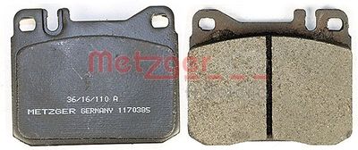 SET PLACUTE FRANA FRANA DISC METZGER AUTOTEILE 1170385 2