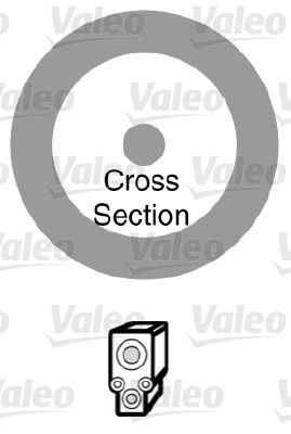 Bevestigingselement voor airconditioning O-ring voor airconditioning (prijs per 20szt., 15,47x22,53x3,53) past: OPEL