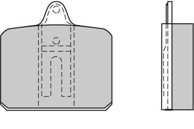Комплект тормозных колодок, дисковый тормоз E.T.F. 12-0064 для SKODA 100
