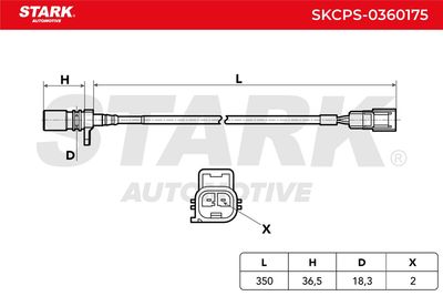 импулсен датчик, колянов вал STARK SKCPS-0360175