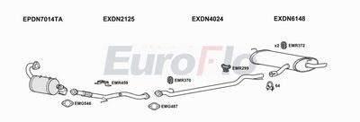 Układ wydechowy EUROFLO DNQAS16D3011
