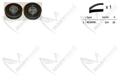 MABYPARTS OBK010333 Комплект ГРМ  для AUDI 100 C4 седан (4A2) 2.0 E