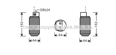 AVA-QUALITY-COOLING AUD036 Осушувач кондиціонера для MG (Мджи)