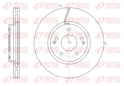 REMSA 61663.10 Тормозные диски  для SSANGYONG  (Сан-янг Актон)