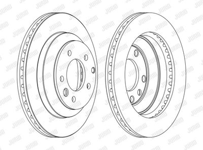 Brzdový kotouč JURID 562393JC-1