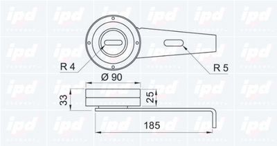 ROLA INTINZATOR CUREA TRANSMISIE IPD 140537 1