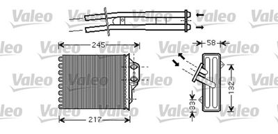 VALEO 812336 Радиатор печки  для FIAT PANDA (Фиат Панда)