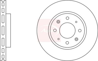 APEC Brake Disc DSK2319