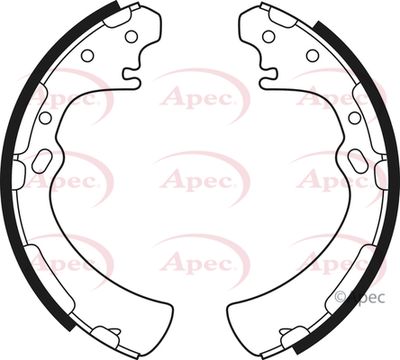 Brake Shoe Set APEC SHU475