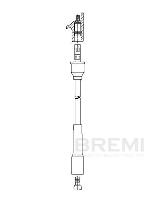 Kabel zapalovací svíčky BREMI 310/50