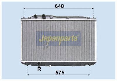 JAPANPARTS Radiatorius, variklio aušinimas